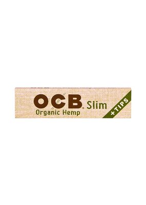OCB Organic Hemp King Size Rolling Papers with Tips