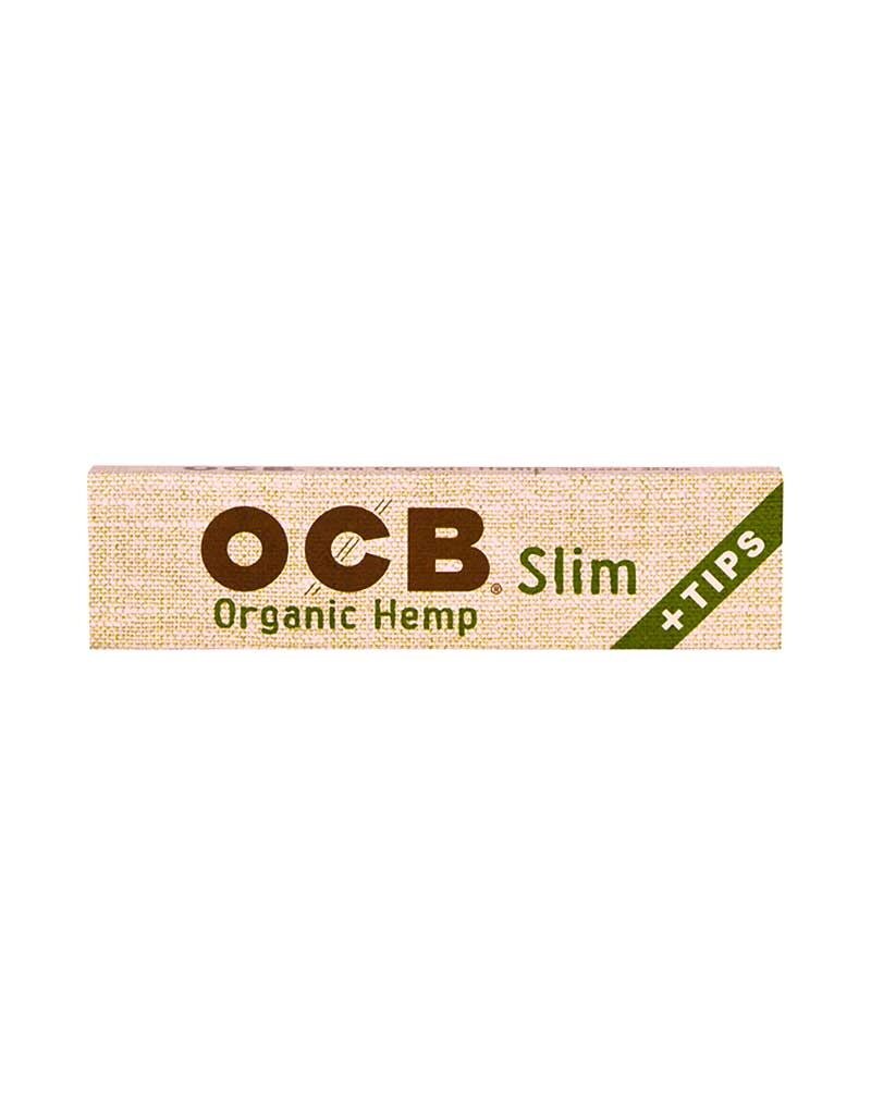OCB Organic Hemp King Size Rolling Papers with Tips