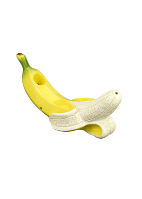 7" Fashion Craft Banana Ceramic Hand Pipe