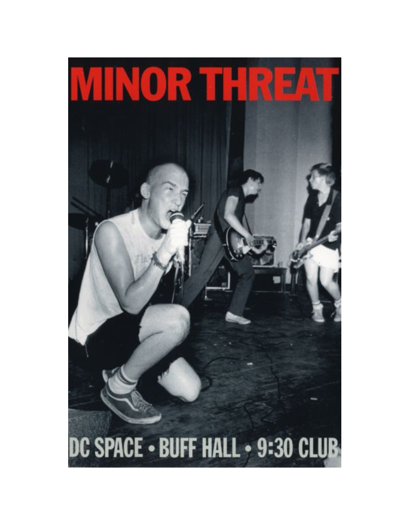 Minor Threat - DC Space Poster 24" x 36"