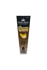 King Palm Hemp 1 1/4 Flavored Cones Banana Foster