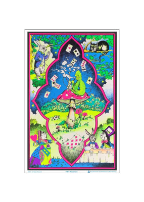 Wonderland Blacklight Poster 23"x35"