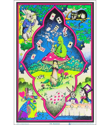 Wonderland Blacklight Poster 23"x35"