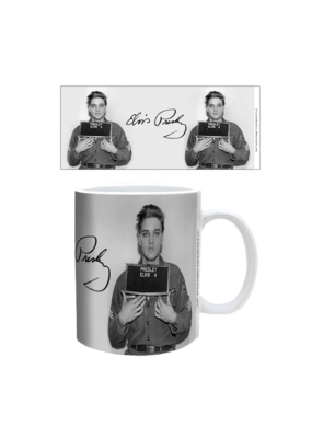 Elvis Mugshot Coffee Mug 11oz
