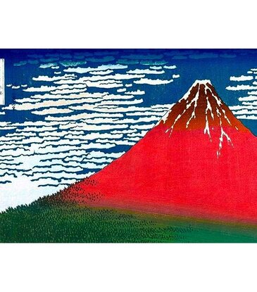 Hokusai - Mount Fuji Poster 36"x24"