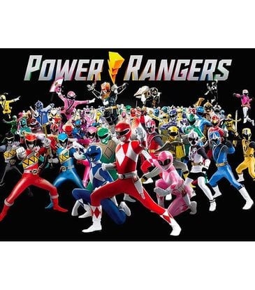 Power Rangers - Retro Group Poster 36"x24"