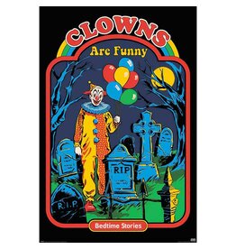 Steven Rhodes - Clowns Are Funny Poster 24"x36"