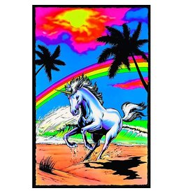 Rainbow Unicorn Blacklight Poster 23"X35"