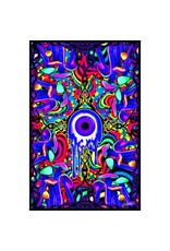 Shroom with a View Blacklight Poster 23"x35"