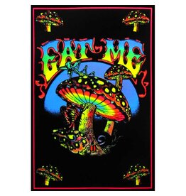 Eat Me Mushroom Blacklight Poster 23"x35"