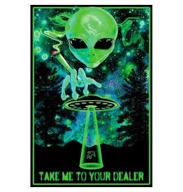 Take Me to Your Dealer Blacklight Poster 23"x35"