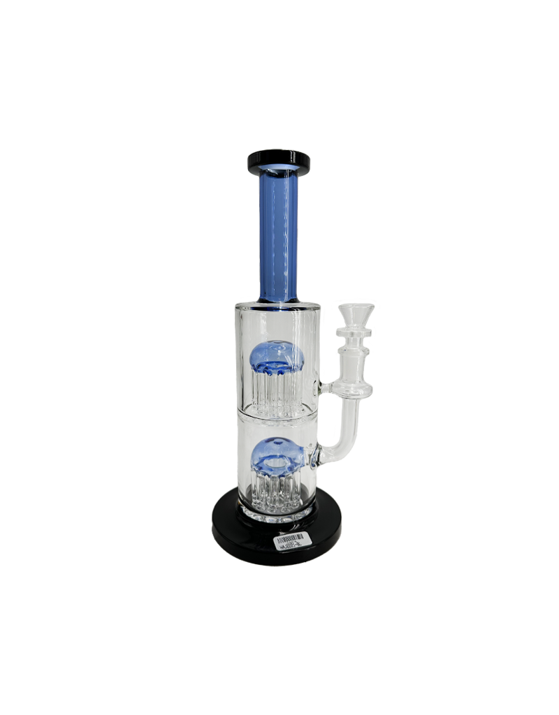 12" Double Stack Tree Perc Water Pipe