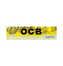 OCB Solaire King Size Slim Rolling Papers with Tips