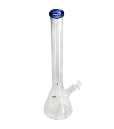 18" Beaker Water Pipe With Color Accent