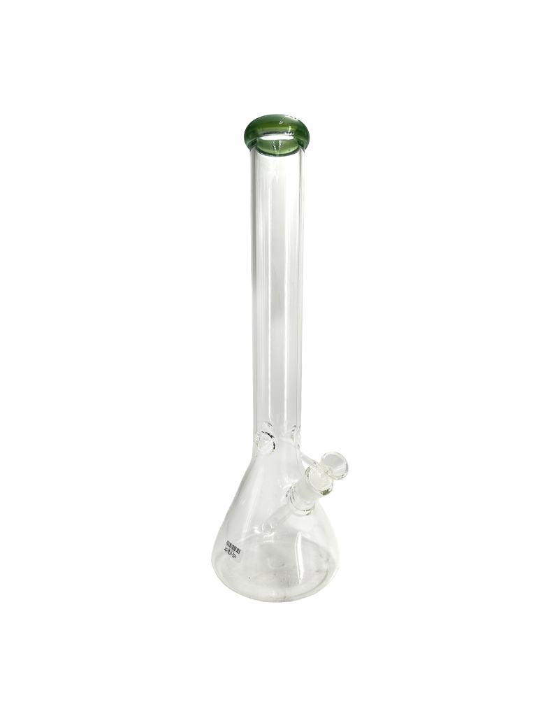 18" Beaker Water Pipe With Color Accent