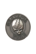 Grateful Dead 3D Steely Head Pewter Hat Pin / Lapel Pin