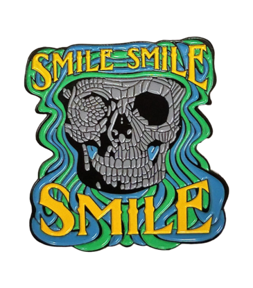 Grateful Dead Smile Smile Smile Hat Pin / Lapel Pin