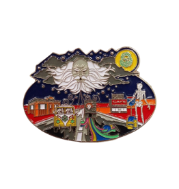 Grateful Dead Black Throated Wind Hat Pin / Lapel Pin