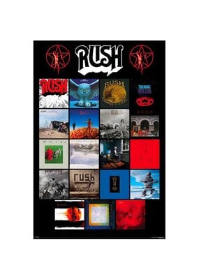 Rush - Album Covers Poster 24" x 36"