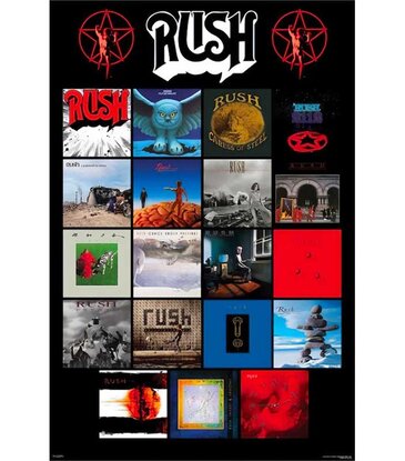 Rush - Album Covers Poster 24" x 36"