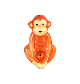 Wacky Bowlz Ceramic Monkey Hand Pipe