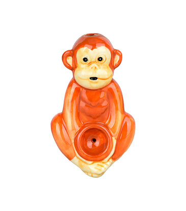 Wacky Bowlz Wacky Bowlz Ceramic Monkey Hand Pipe