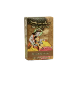 Saucha Refreshing Vetiver Soap - Travel Size 1oz. (30g)