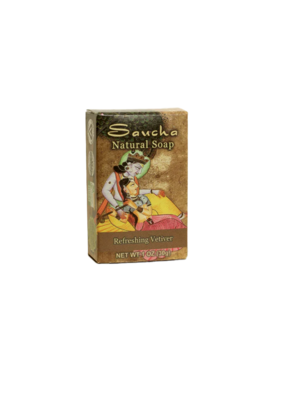 Saucha Refreshing Vetiver Soap - Travel Size 1oz. (30g)