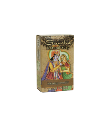 Saucha Saucha Relaxing Lavender Soap - Travel Size 1oz. (30g)