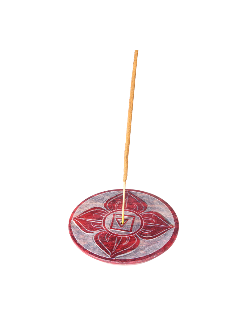 Root Chakra Muladhara Soapstone Incense Burner