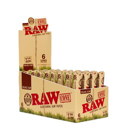 RAW Organic Hemp 1 1/4 Cones