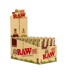 RAW Organic Hemp King Size Cones
