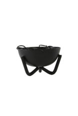 Small Black Hanging Cauldron Burner