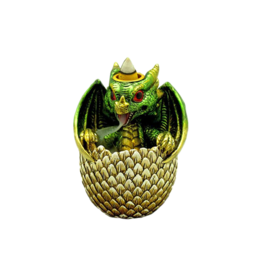 Dragon in Egg Backflow Incense Burner