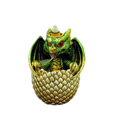 Fantasy Gifts Dragon in Egg Backflow Incense Burner