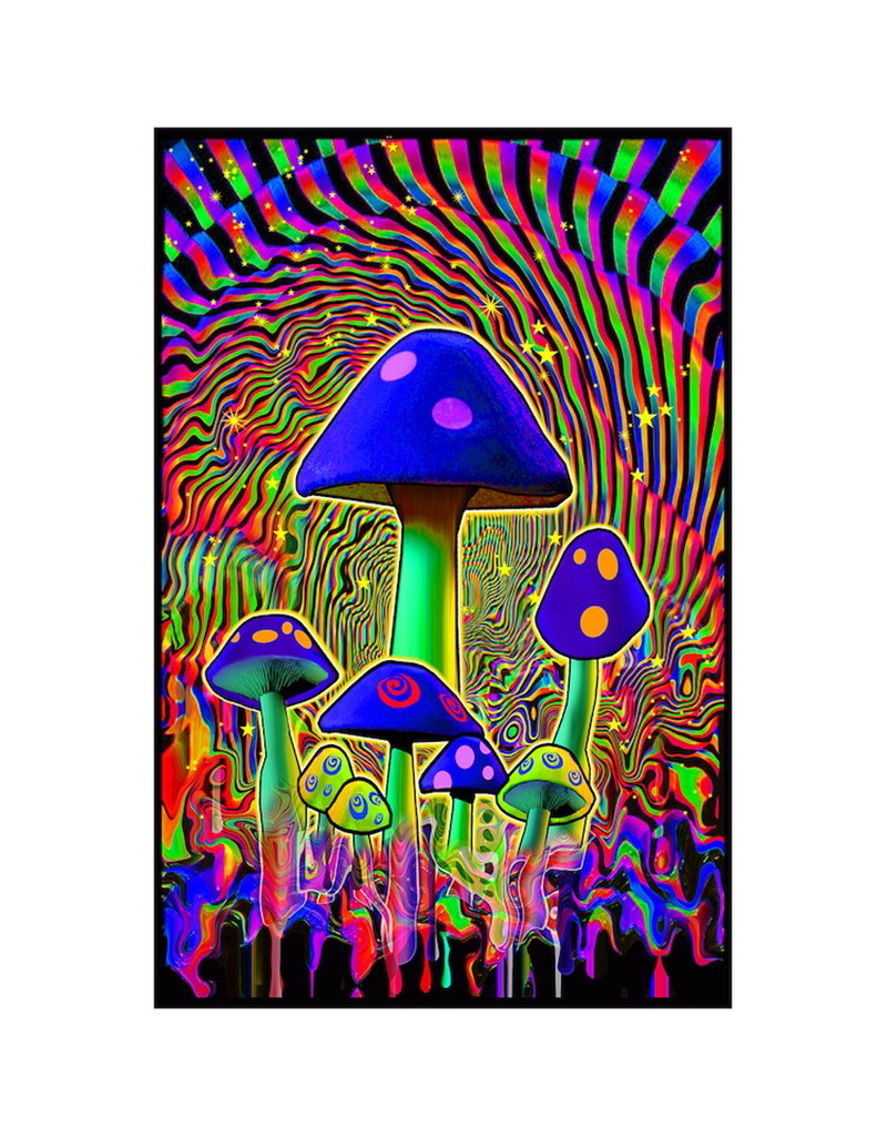 Mind Melt Blacklight Poster 23"x35"