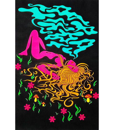 Lazy Daze Blacklight Poster 23" x 35"