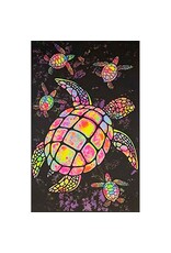 Painted Sea Turtle Blacklight Poster 23" x 35"