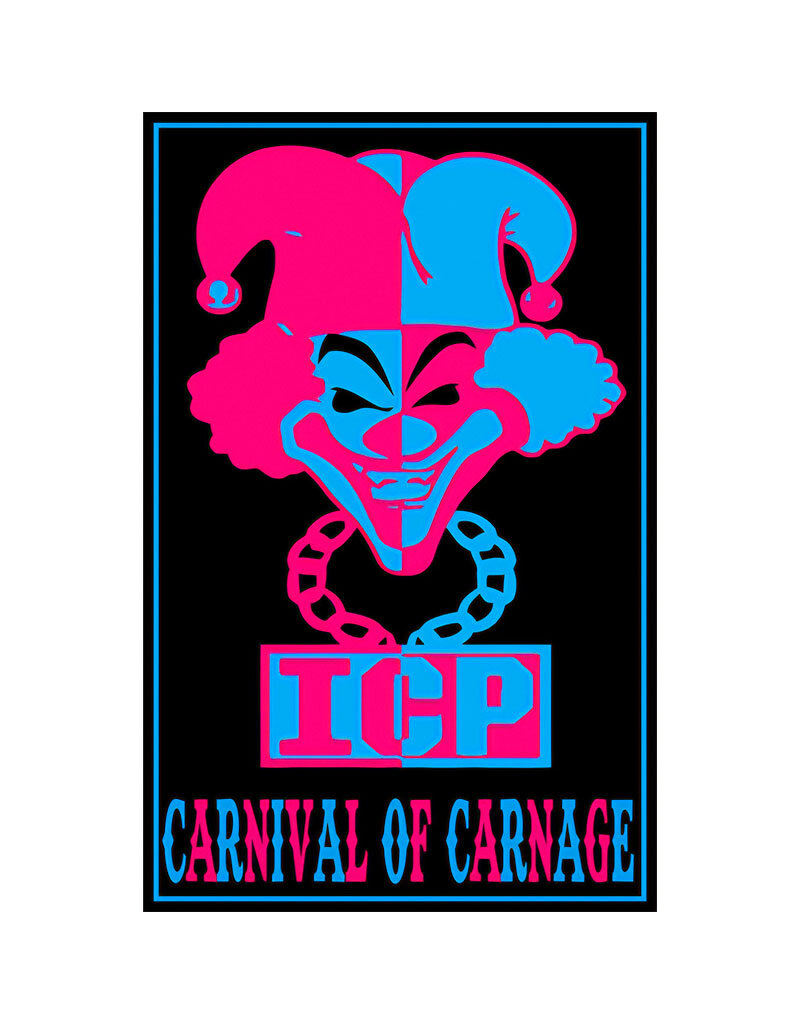 Insane Clown Posse - Carnival of Carnage Blacklight Poster 24" x 36"