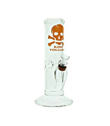 King Volcano 8" King Volcano 50mm Straight Base Water Pipe