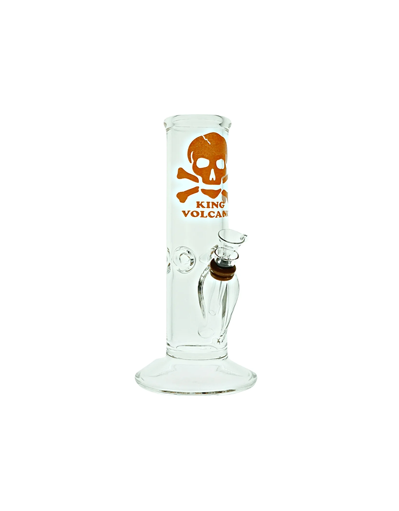 8" King Volcano 50mm Straight Base Water Pipe
