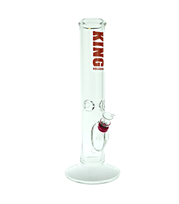King Volcano 12" King Volcano 50mm Straight Base Water Pipe