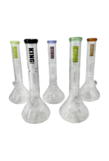 12" King Volcano 38mm Beaker Lip Wrap Water Pipe