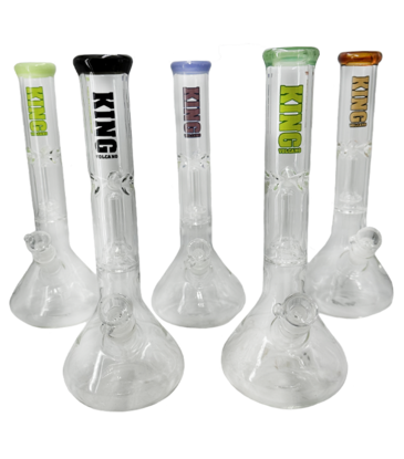 King Volcano 12" King Volcano 38mm Beaker Lip Wrap Water Pipe