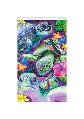 Fly Flags - Sea Turtles by Sheena Pike - Blacklight Reactive