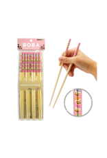 Boba Bamboo Chopsticks 4 Pack