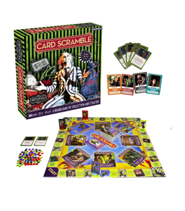 NMR Brands Beetlejuice Card Scramble Board Game