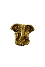Lord Ganesh Brass Statue 1.25"H