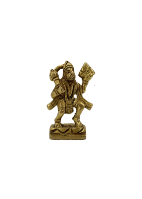 Hanuman Brass Statue 3"H