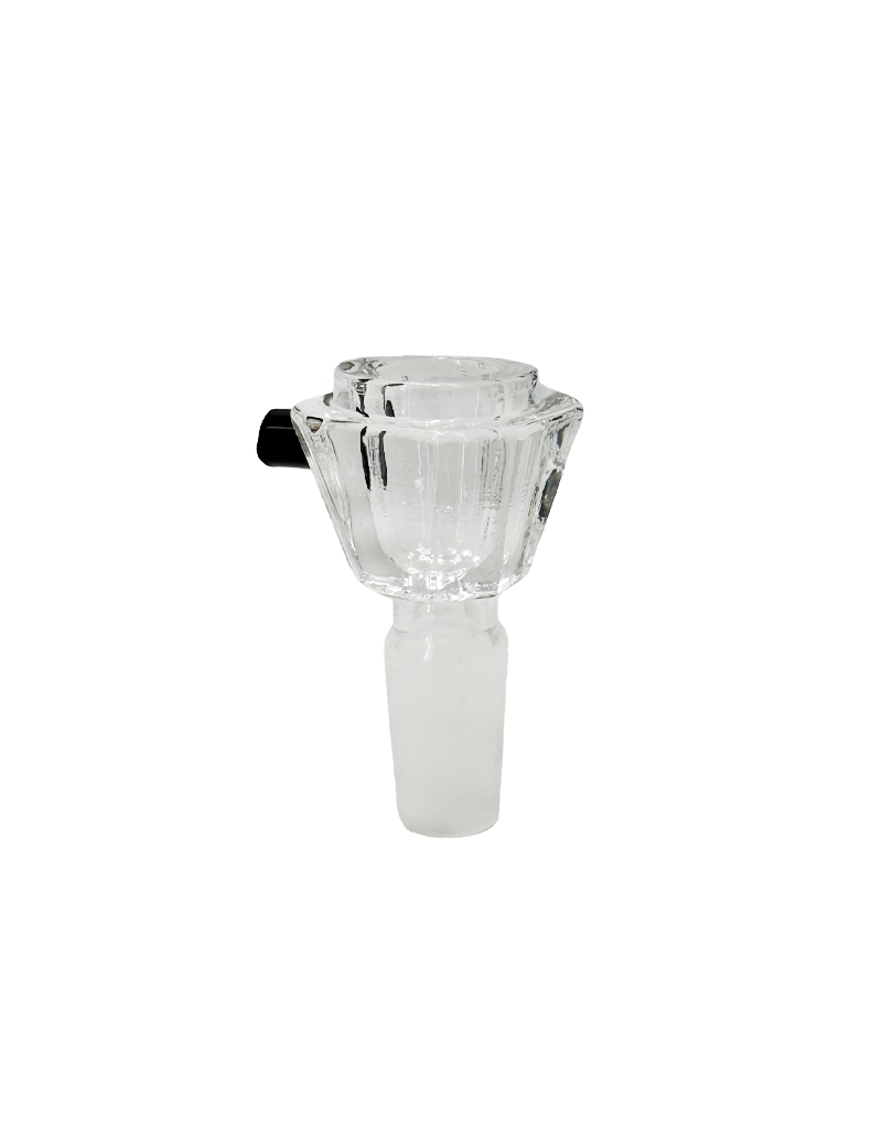 14mm Multi-Faceted Funnel Water Pipe Bowl